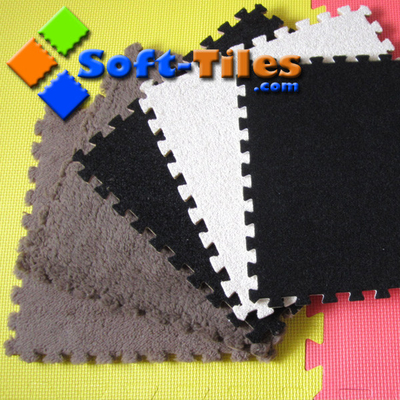 11.8X11.8in 1.0cm Thick Eva Plush Polyester Area Rugs For Livingroom