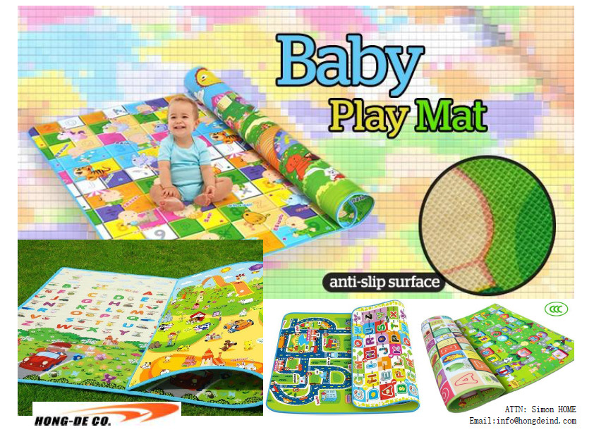 Safety XPE EPE 1.8*2m Baby Floor Play Mat For Crawling Oem Accepted