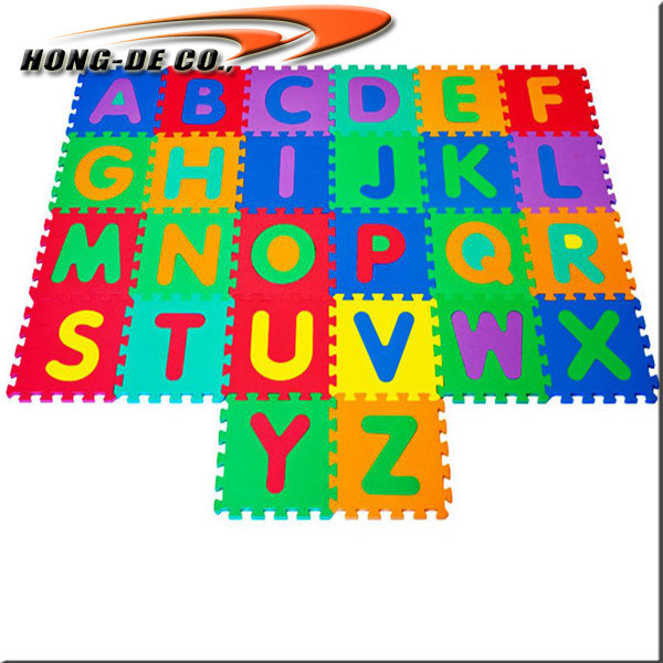 customized 10mm Alphabet &amp; Numbers Foam Puzzle Mat