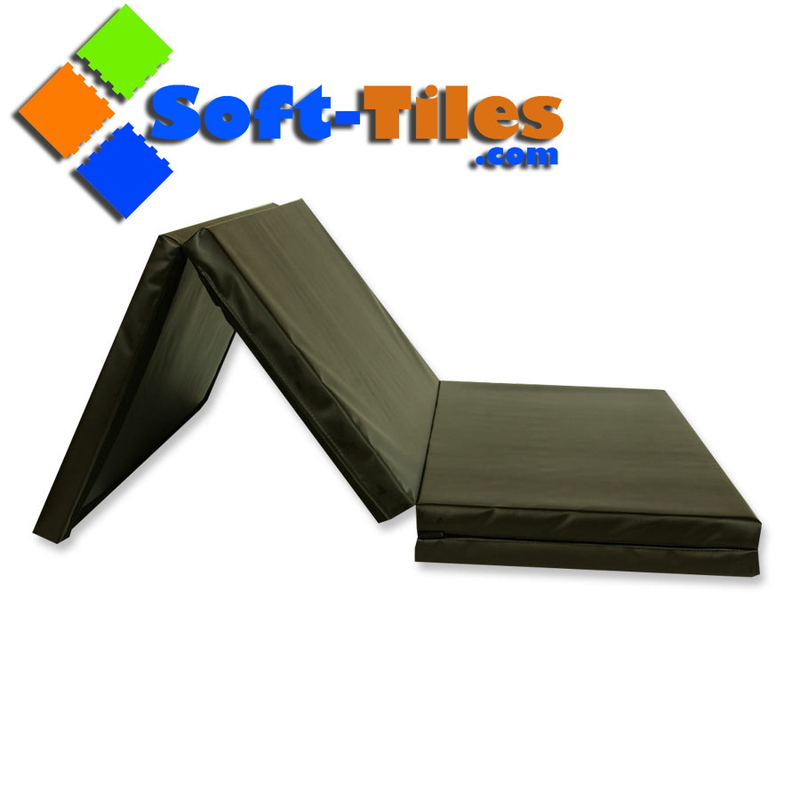 4'X8'X2&quot; Fold Up Gymnastics Mat / Aerobic Exercise Mat Moisture Resistant