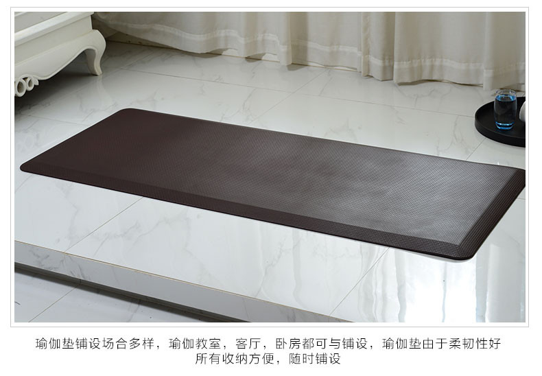 Soft 150*60*2CM Anti Fatigue Kitchen Floor Mats / Kitchen Standing Mat