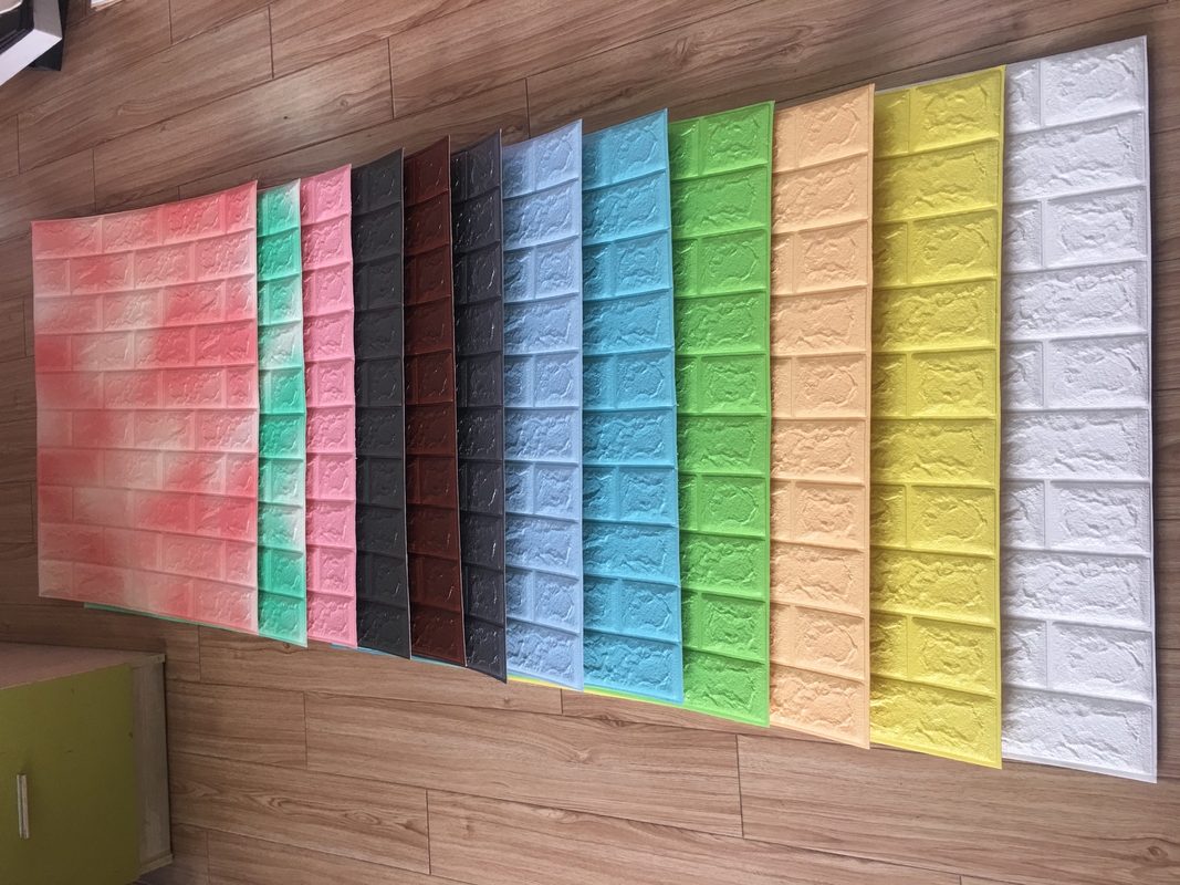3d Pe Foam Wall Stickers 3d Wallpaper Diy Wall Decor Wall Stickers Rainbow