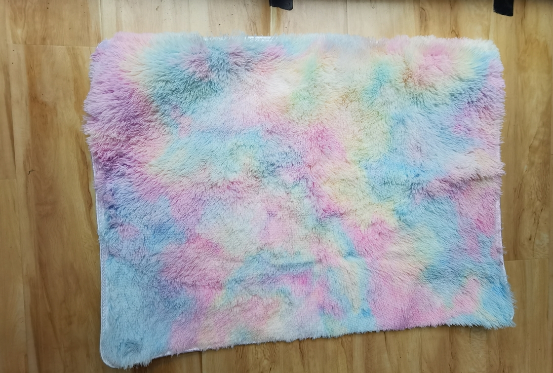 Rainbow Design OEM Polyester Area Rugs Suede Back Available