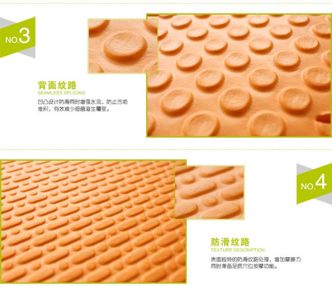 60*45cm Eva Shower Non Slip Pads Children'S Bath Mats Non Slip