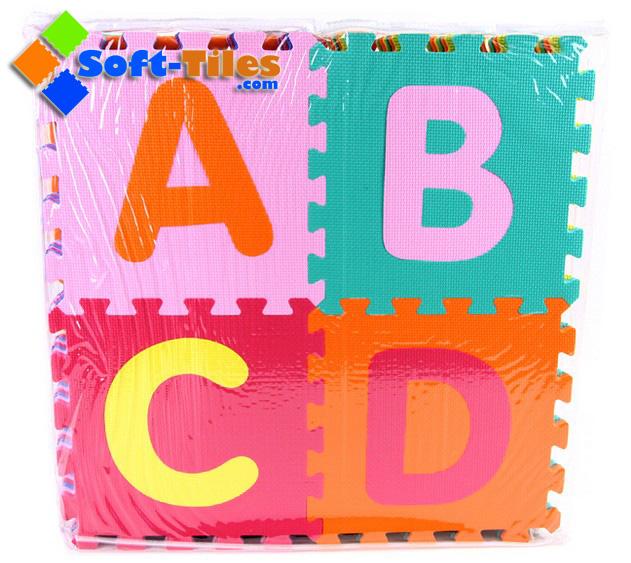 Eco-friendly Alphabet Puzzle Mat with Alphabet , Number