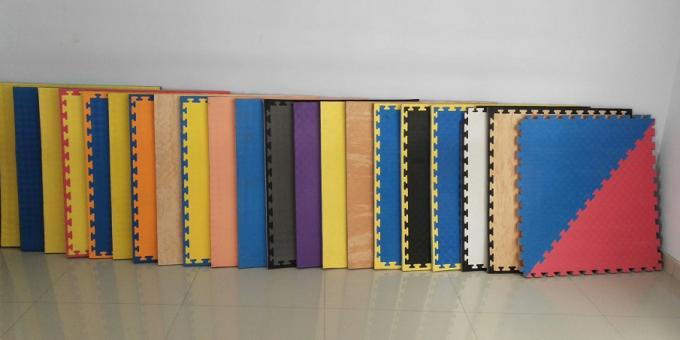 High Density Judo mat 1*1m with 40mm black and grey reversible mats 100% EVA