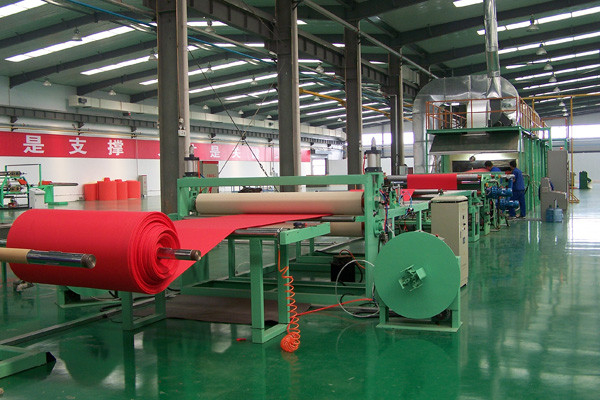 Qingdao Hongde New Material Co., Ltd factory production line