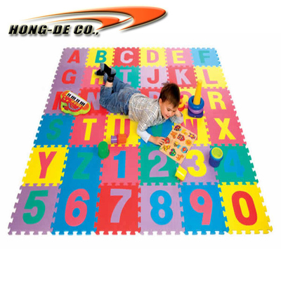 CE Certified 1cm Thick Numbers And Letters Foam Mats Childrens Play Mat Tiles