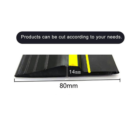 Garage Door Seal Strip 80*14mm Weatherproof Strip Rubber Diy Weather Stripping Replacement