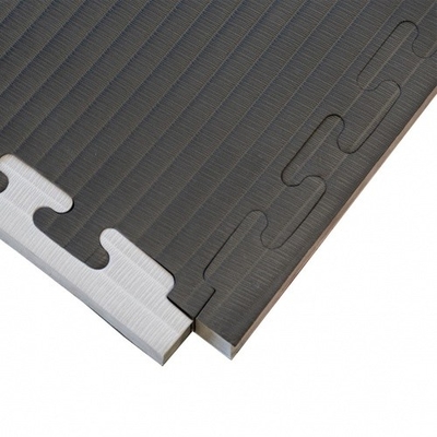 Black Grey 20mm 1*1m Tatami Puzzle Mat / Exercise Floor Mat Tiles
