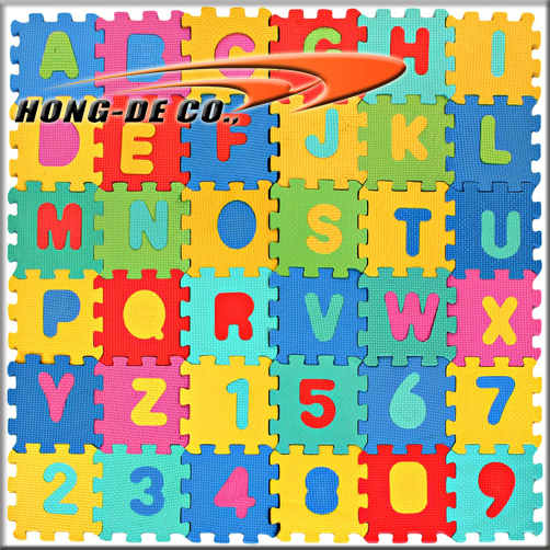 REACH Certification 30X30cm Letter Puzzle Foam Mat For Playroom
