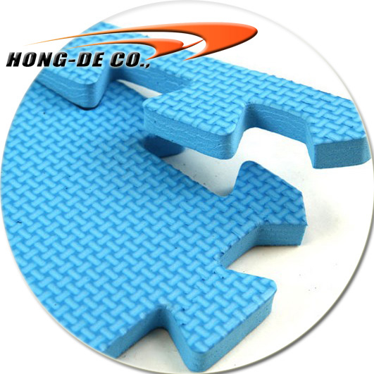 3/8inch  Interlocking Floor Pads / 80-90kg/M3 Childrens Play Mat Tiles