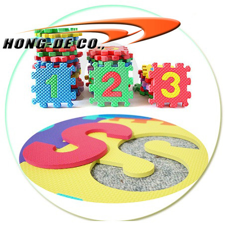Durable 10pcs/Set 30*30cm Hopscotch Play Mat Kids Game Mat