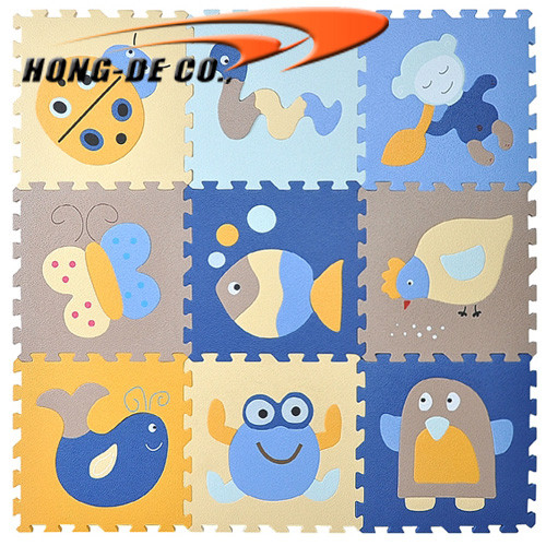 Odorless 12x12inch Children'S Jigsaw Floor Mats , Learning Floor Mats