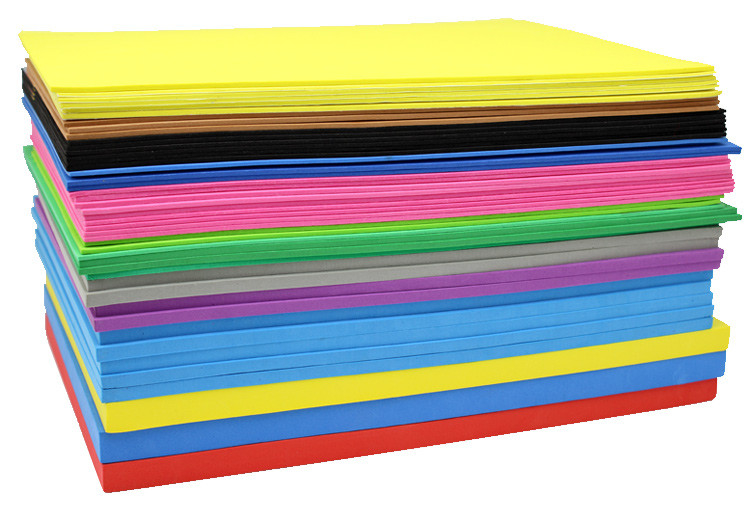 Non Toxic 30-160kg/cbm Hign Density Eva Foam Material Sheet Multi Colour