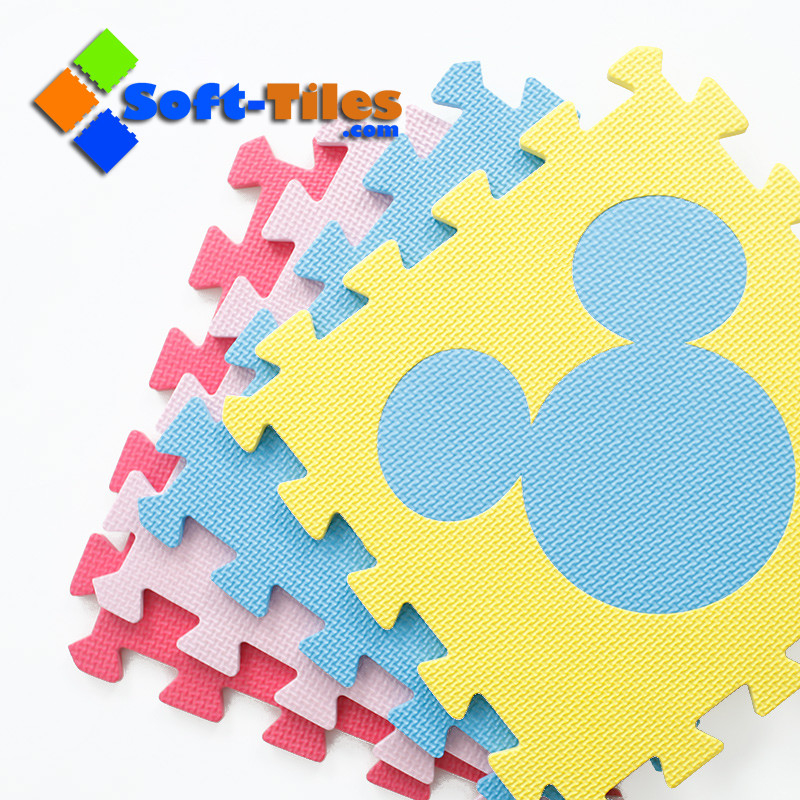 Latex Free  12&quot;X12&quot;100% Safety Eva Puzzle Foam Mat For Protection