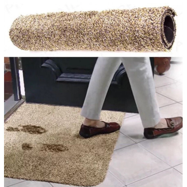 Clean Step Mat Absorbs Mud Like Magic
