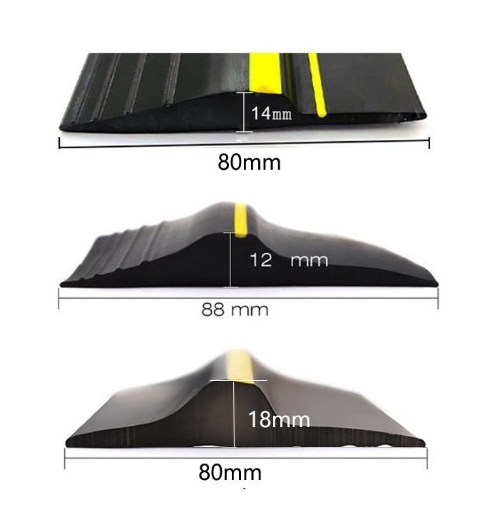 Garage Door Seal Strip Weatherproof Strip Rubber Diy Weather Stripping Replacement Not Include Sealant/Adhesive (Black)
