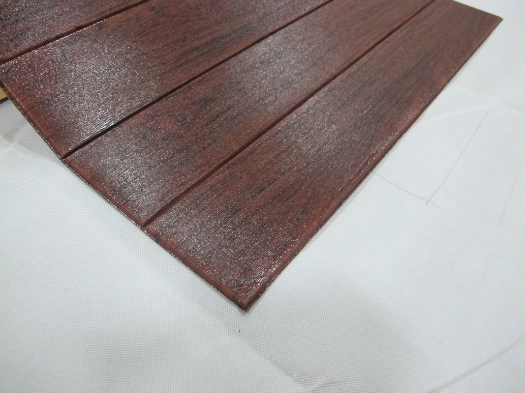 Dark Wood Design mothproof 1.0cm thick 3D Foam Wall Stickers