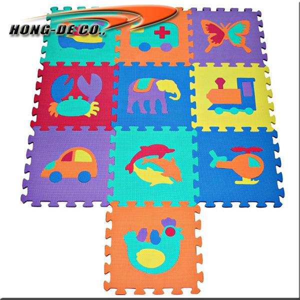 Lead Free 30X30cm 12mm Kids Foam Mat Educational Floor Mats
