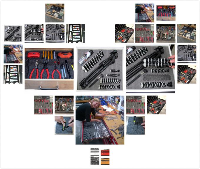 Easy Peel Shadow Foam 50mm Thick 1200X500mm DIY Tool Foam Sheet